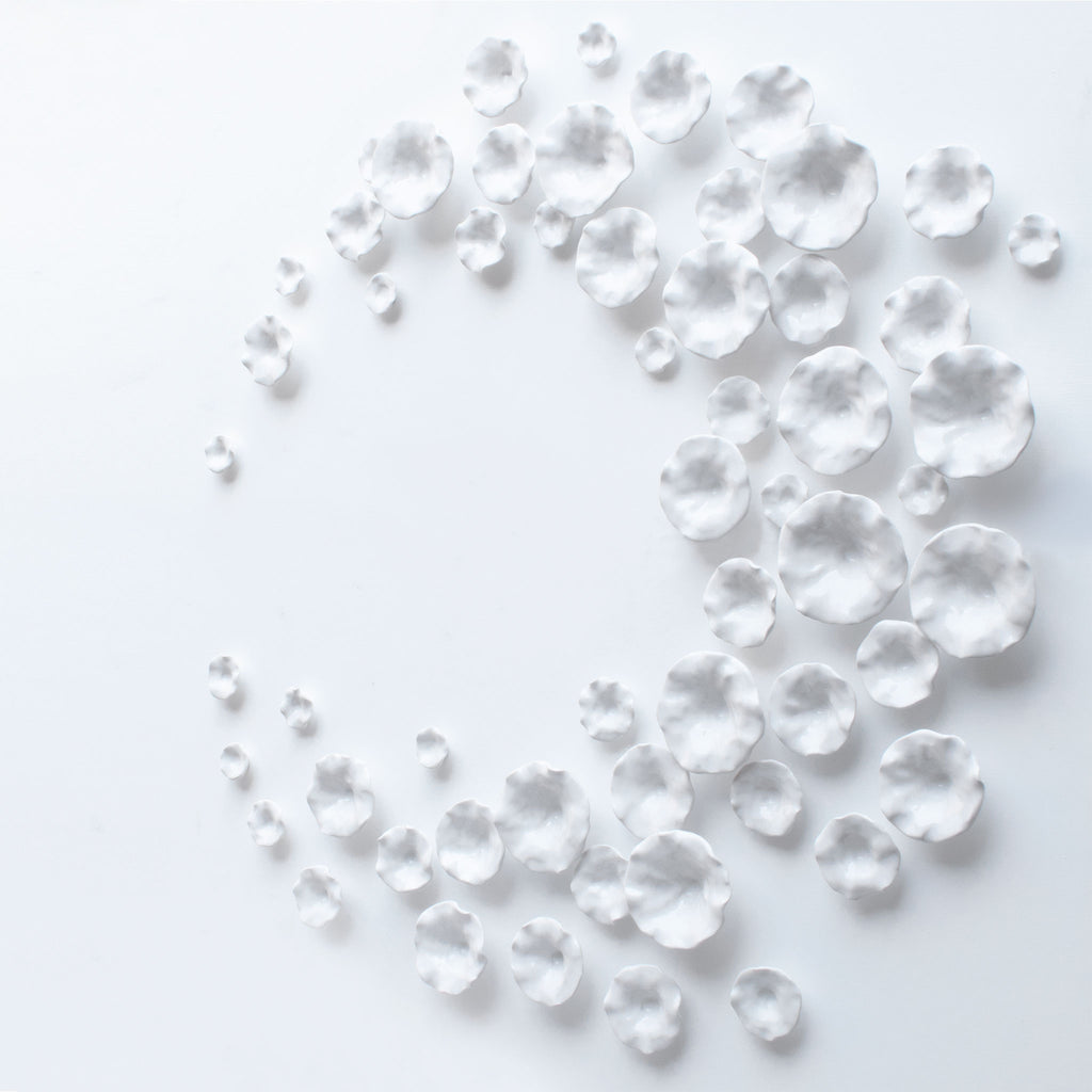 White Ceramic Wall Art Maap Studio