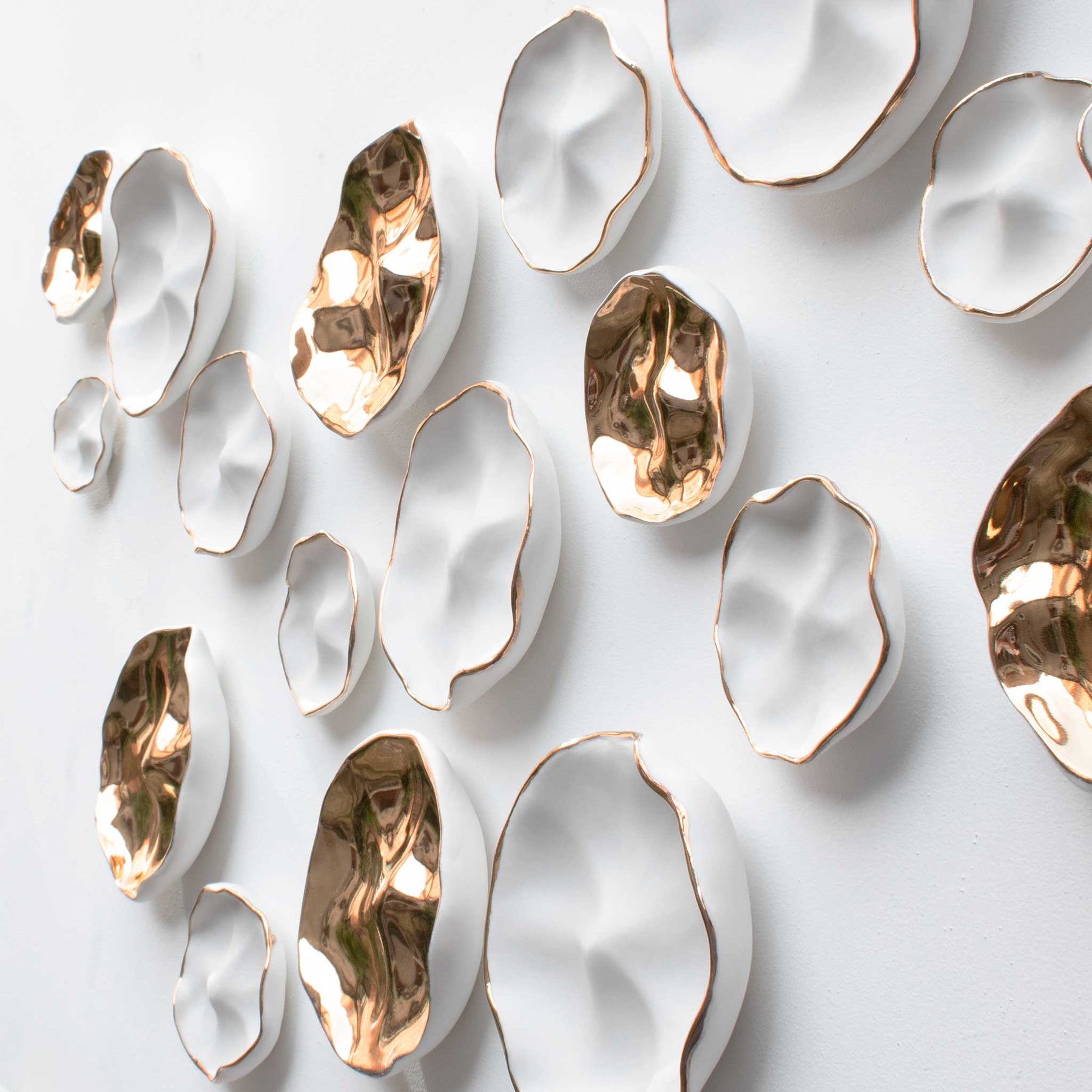 The Glade – Porcelain Wall Sculpture Installation