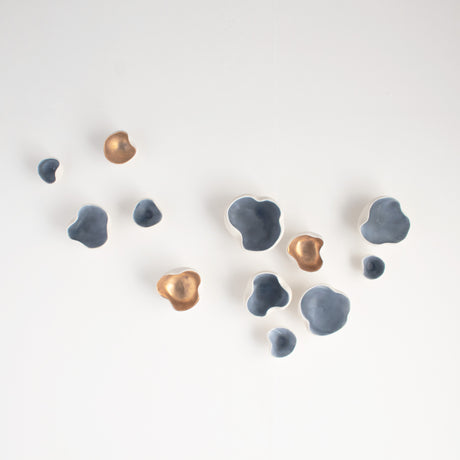 Lagoon Series II — Copper — Sculptural Porcelain Installation 